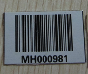 Aluminum Barcode Labels 3M Adhesive