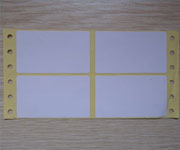 Blank Pinfeed Labels