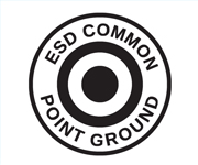 ESD Common Point Ground Symbol