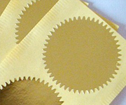 Gold Paper Labels