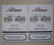 Matte Paper Wine Bottle Labels