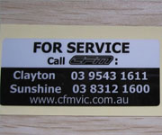 Matte Silver Polyester Labels