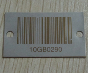 Metal Barcode Label Tag