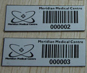 Stainless Steel Barcode Label