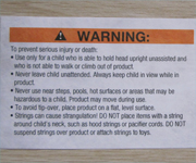 Tyvek Warning Labels